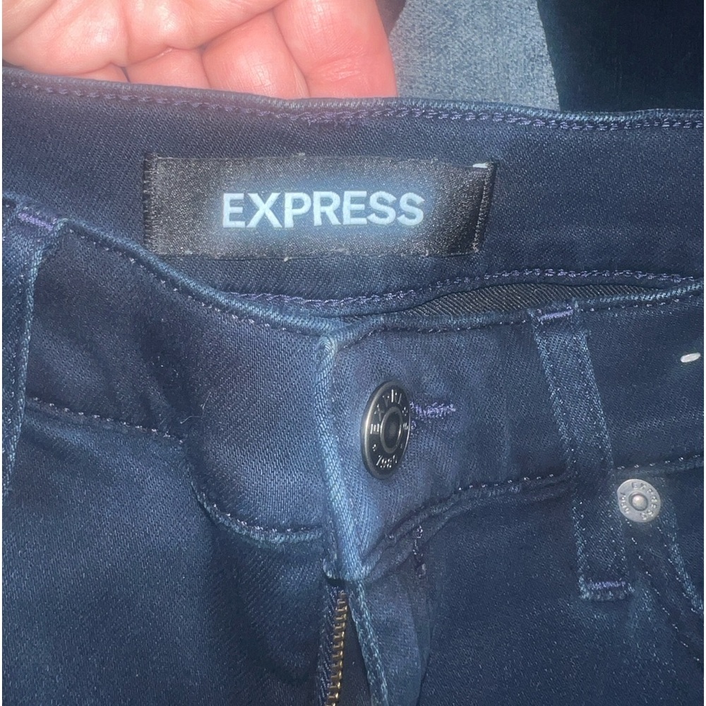 Express Size 8 Barely Boot Cut Super Soft Distres… - image 2